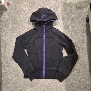 Lululemon Gray Zip Up Scuba Size 4